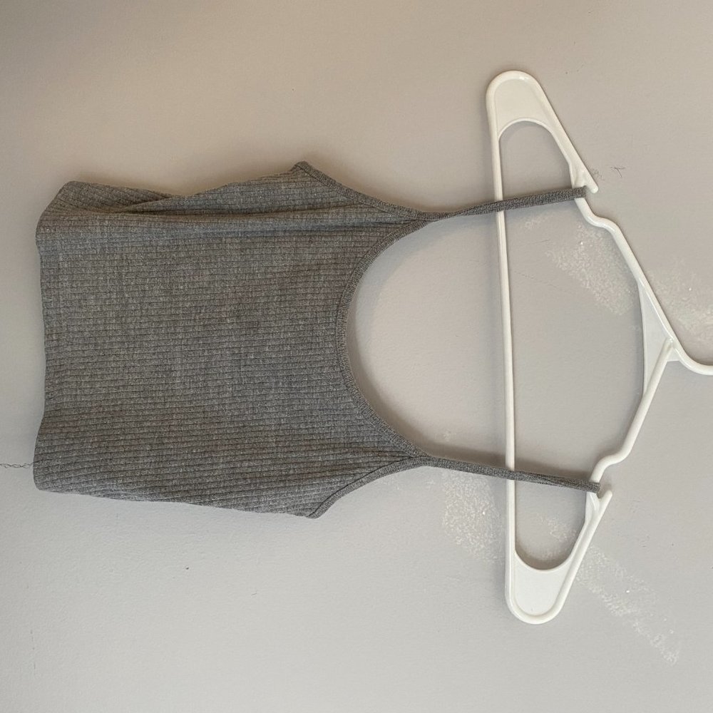 Grey Top Shop Crop Top